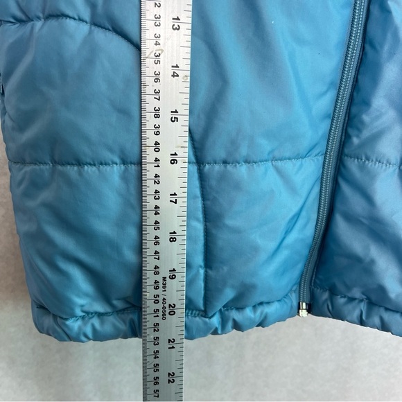 Vintage Guess Puffer Vest Jacket large blue - Picture 4 of 10